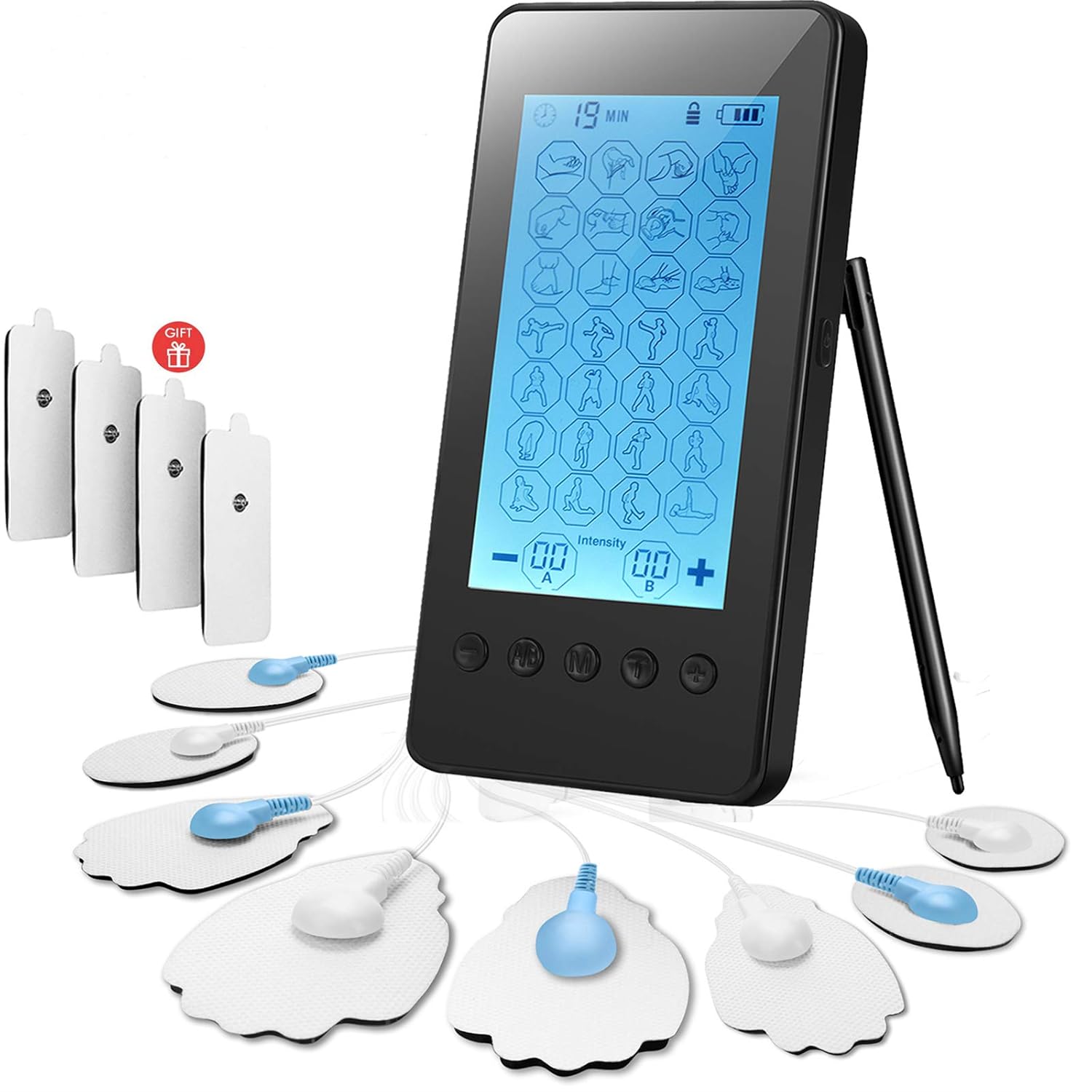 Jednostka TENS EMS 28 trybów z ekranem dotykowym ...