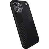 Speck Products Presidio2 Grip iPhone 12 Pro Max Case, Black/Black/White
