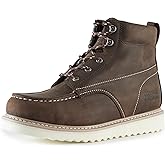 Golden Retriever Work Boots for men Waterproof Comfortable 6" Full Grain Tumbled Leather Welt Slip and Oil-Resistant STEEL/SOFT Toe Construction Boots G6192D_G6158ST_G6282D_G6258ST