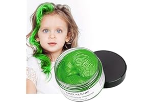 EFLY Hair Wax, Temporary Green Hair Color Wax for Hairstyling - 4.23 oz Hair Pomades for Men and Women