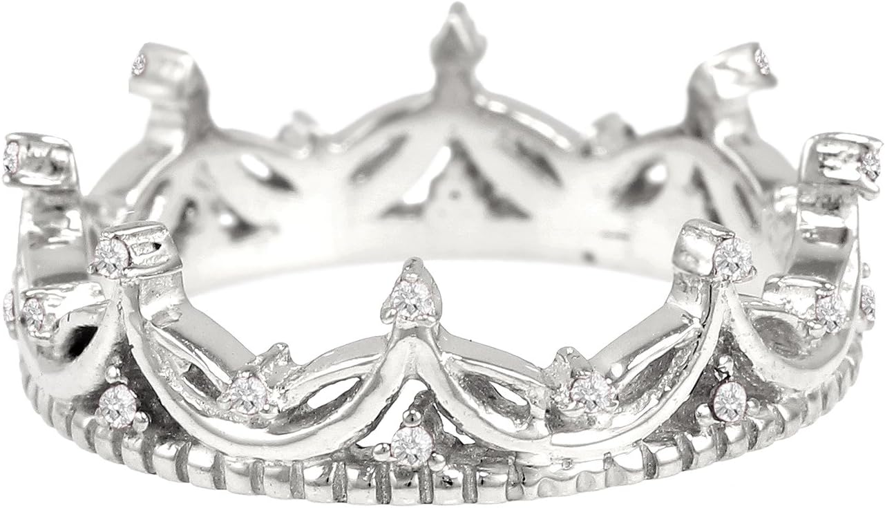 White Sterling-Silver Ring For Women/Girls