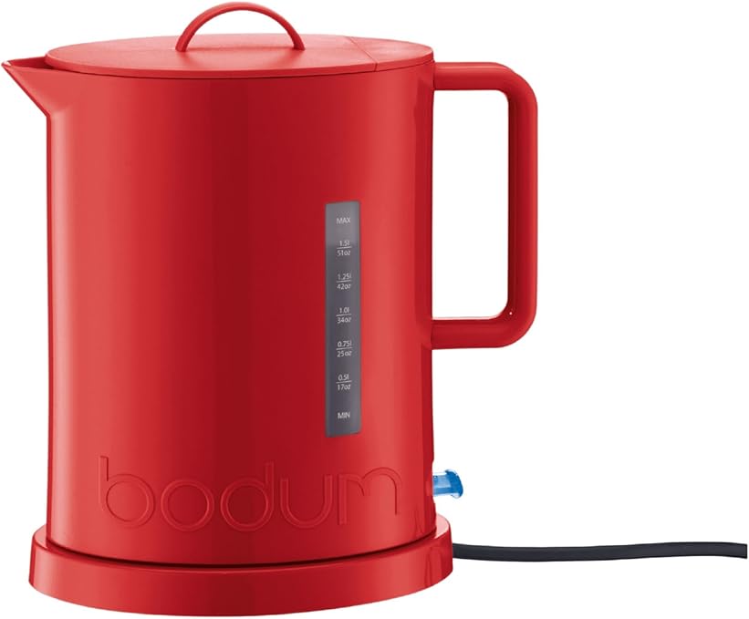 Bodum 5500294US Ibis Electric Water Kettle, 57Ounce, Red Amazon.ca Home & Kitchen
