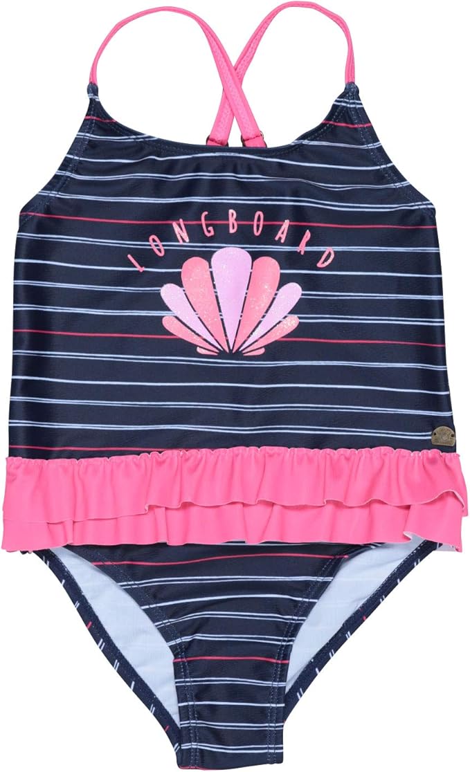 Girls' Swimming Trunks One Piece Navy Blue Night Amazon.co.uk Clothing
