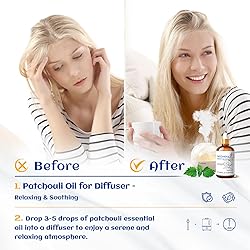 HIQILI Patchouli Essential Oil 100ML, Pure Natural