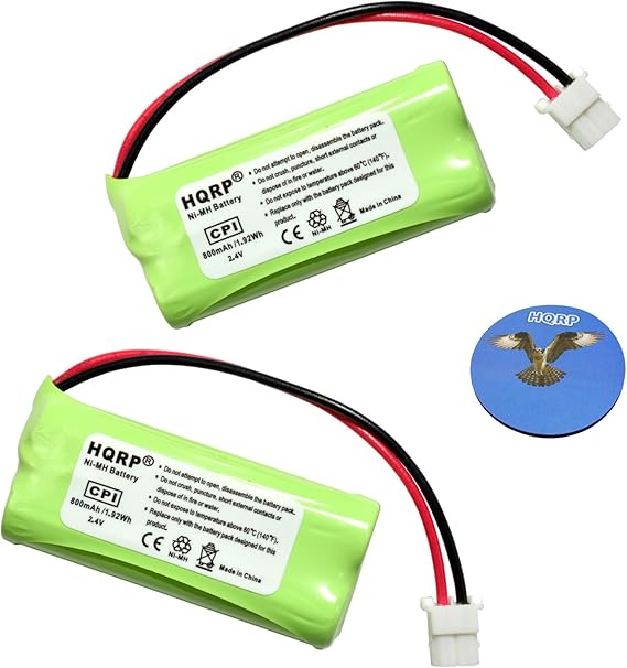 HQRP Phone Battery 2Pack Compatible with ATT Lucent