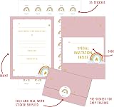 Manta Makes Kids Party Invitations 35 Pack Girls Boys Birthday Cards Envelopes view 2