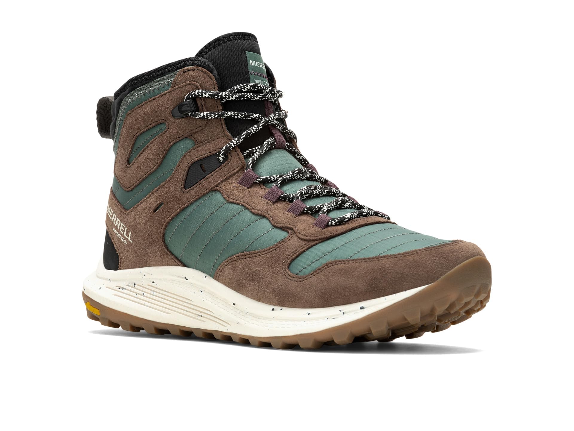 Merrell Men’s Nova 3 Thermo Mid Waterproof Snow Boot, Forest, 10