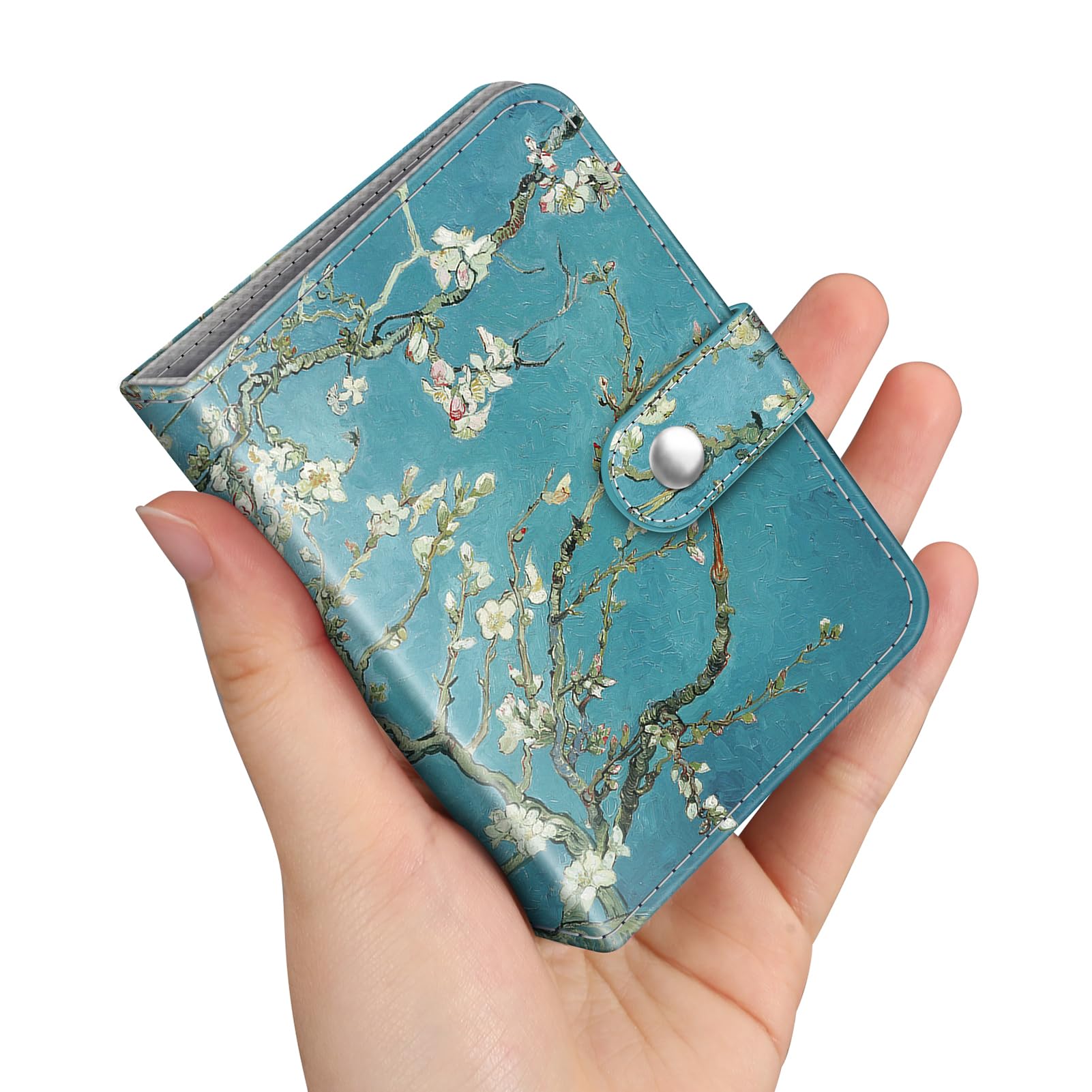 Fintie Mini Photos Album Book for 2x3 Inch Films - 52 Pockets Small Albums for Fujifilm Instax Mini Instant Camera/Polaroid Hi-Print Pictures, Kpop Photocard Holder Binder, Blossom