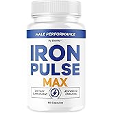 Iron Pulse Max - Official IronPulse Max Capsules, IronPulseMax Premium Pills All Natural Advanced Formula - Maximum Strength, Support for Overall Health & Wellness, 60 Capsules for 1 Month