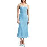 BARDOT Adoni Mesh Midi Dress - Form-Sculpting Midi Dress for Women, Cocktail Slip Dress