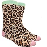 SOCKZ-88 - Mens Novelty Leopard Print Socks