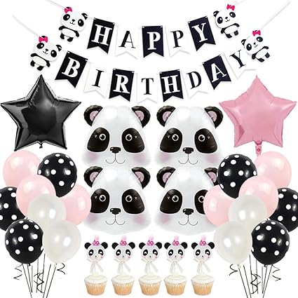 Home Kitchen Kids Party Supplies Kreatwow Panda Party