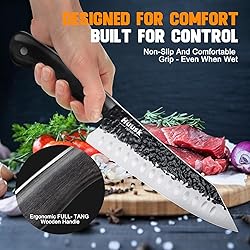 Huusk Knives from Japan Santoku knife - Hand Forged