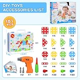 SHAWE 3D Take Apart Toy for Boys Girls Gift Creative Construction Puzzle Kit view 2