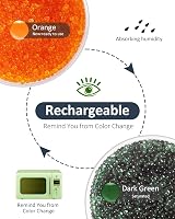 wisedry Silica Gel Desiccant Beads 3.6kg Orange/Green 2-4mm 20 Bags view 4