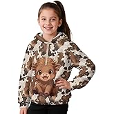 Upetstory Half Zip Hoodies for Girls Toddler Kids Warm Sweatshirt
