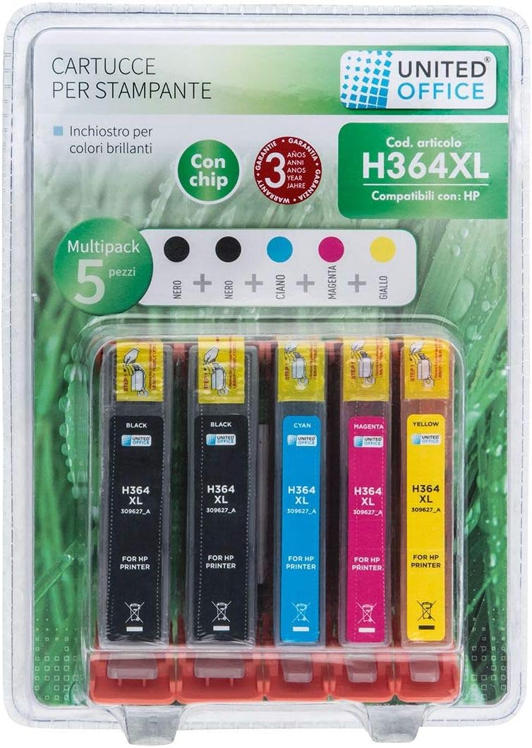 United Office Printer Cartridges Multipack For Hp Ink Amazon De Computers Accessories