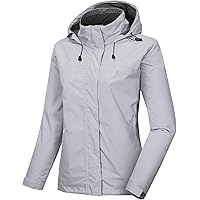 Little Donkey Andy Women’s Waterproof Rain Jacket Lightweight Outdoor Windbreaker Rain Coat Shell for Hiking, Travel