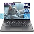 Lenovo 2025 Yoga 7i 14 2-in-1 Laptop 14.0" Touchscreen IPS FHD+ (Intel Ultra 7-155U, 16GB LPDDR5X, 1TB SSD, Backlit KYB, FP Reader, 2 Thunderbolt 4, Win11H) w/AI Copilot, & DKZ USB Port Expander
