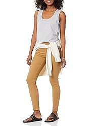 Amazon Essentials Women's Mid-Rise Stretch Pull-On