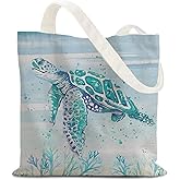 LZYRF FBB Ocaen Beachy Ocean Sea Fish Reusable Grocery Shopping Bag