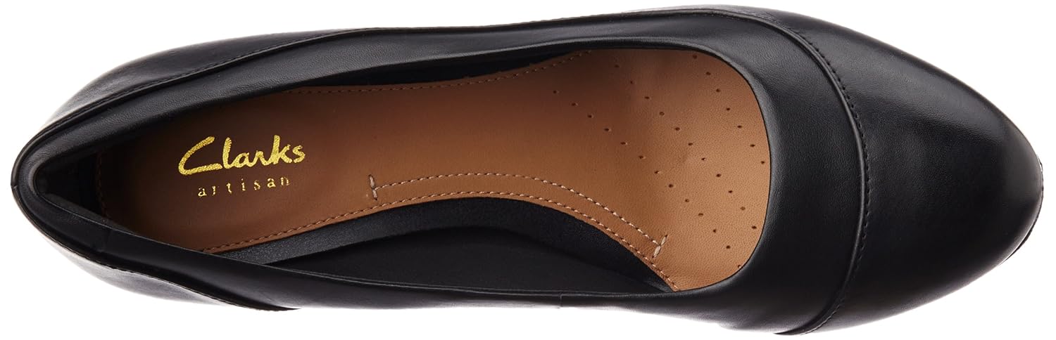clarks women's denny harbour leather pumps