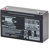 MK Battery ES12-6 Maintenance-Free Rechargeable Sealed Lead-Acid Battery