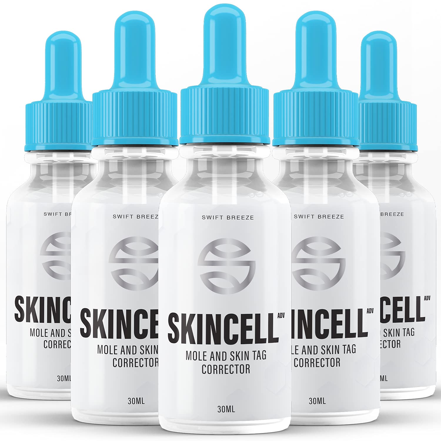 (5 Pack) Skincell Pro Mole and Skin Tag Remover Advanced Skin Cell Removing Corrector Serum for Wart