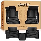 LASFIT Floor Mats for Mercedes Benz E Class 2017-2023 E300 / E350 / E400 / E450/ E43 AMG / E53 AMG / E63 AMG S (Fit Sedan & Wagon Only), All Weather TPE Floor Liners for E Class, 1st & 2nd Row