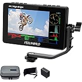 FEELWORLD F5 Prox 5.5 Inch 1600nit High Bright DSLR Field Camera Monitor, Touch HD 1920x1080 IPS HDMI 4K 60 in Out, Waveform 