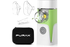 YUIOCE Portable Nebulizer for Adults and Kids,Rechargeable Handheld Mesh Nebulizer Machine, Travel & Home Use, Fast Relief for Breathing Problems, Ultra Quiet Auto-Cleaning