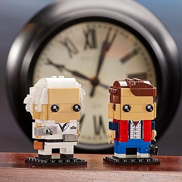 lego brickheadz marty and doc