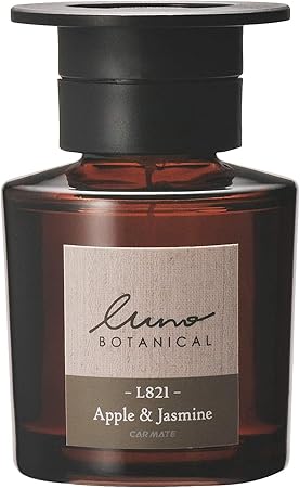 Amazon カーメイト 車用 消臭芳香剤 ルーノ リキッド ボタニカル 置き型 アップル ジャスミン 80ml 45日間持続 L1 車 用芳香剤 車 バイク