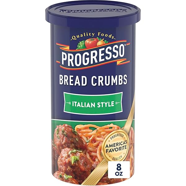 PROGRESSO ITALIAN STYLE SEASONED BREAD CRUMBS, 8 OUNCES