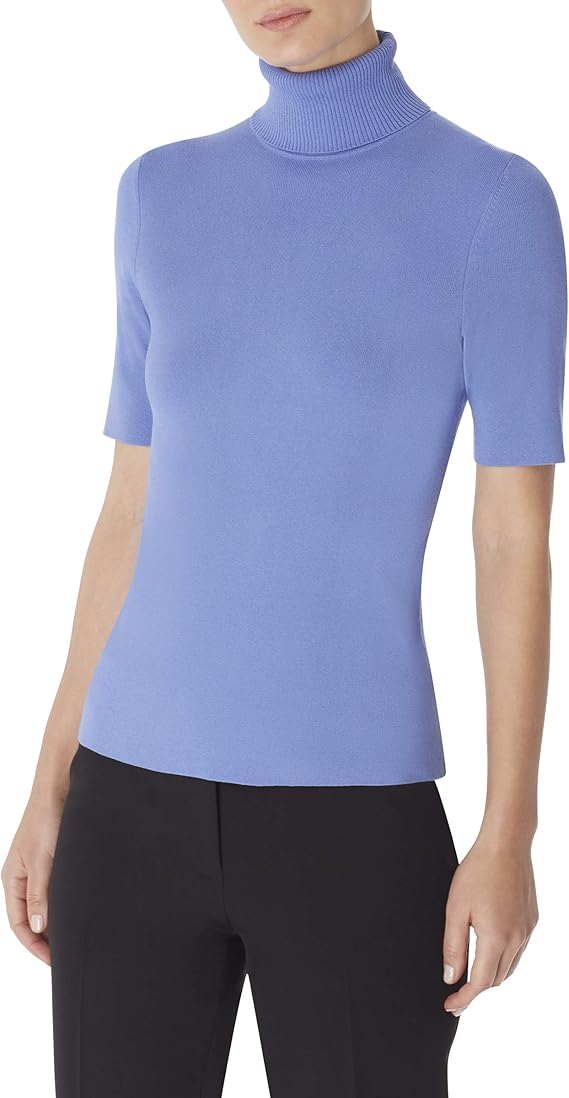 Anne Klein Women's Half Sleeve Turtleneck Sweater at Amazon Women’s