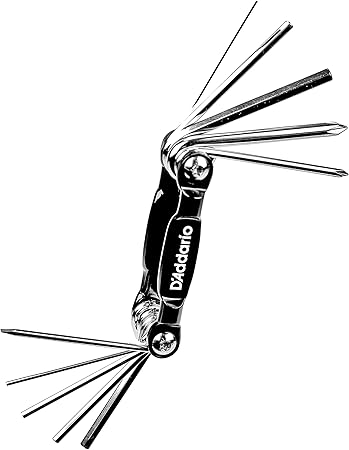 D'Addario ダダリオ マルチセットアップツール ギター/ベース兼用 10in1メンテナンス工具 Guitar/Bass Multi-Tool PW-GBMT-01 【国内正規品】