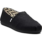 Toms Womens Classic Alpargata with Heritage Canvas Black/Black 6 Medium
