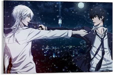 Yimai Kogami VS Makishima 02-psycho Pass Kogami And Makishima Poster