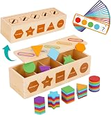 KMTJT Montessori Color Sorting Stacking Toys for 1 2 3 Year Olds view 7