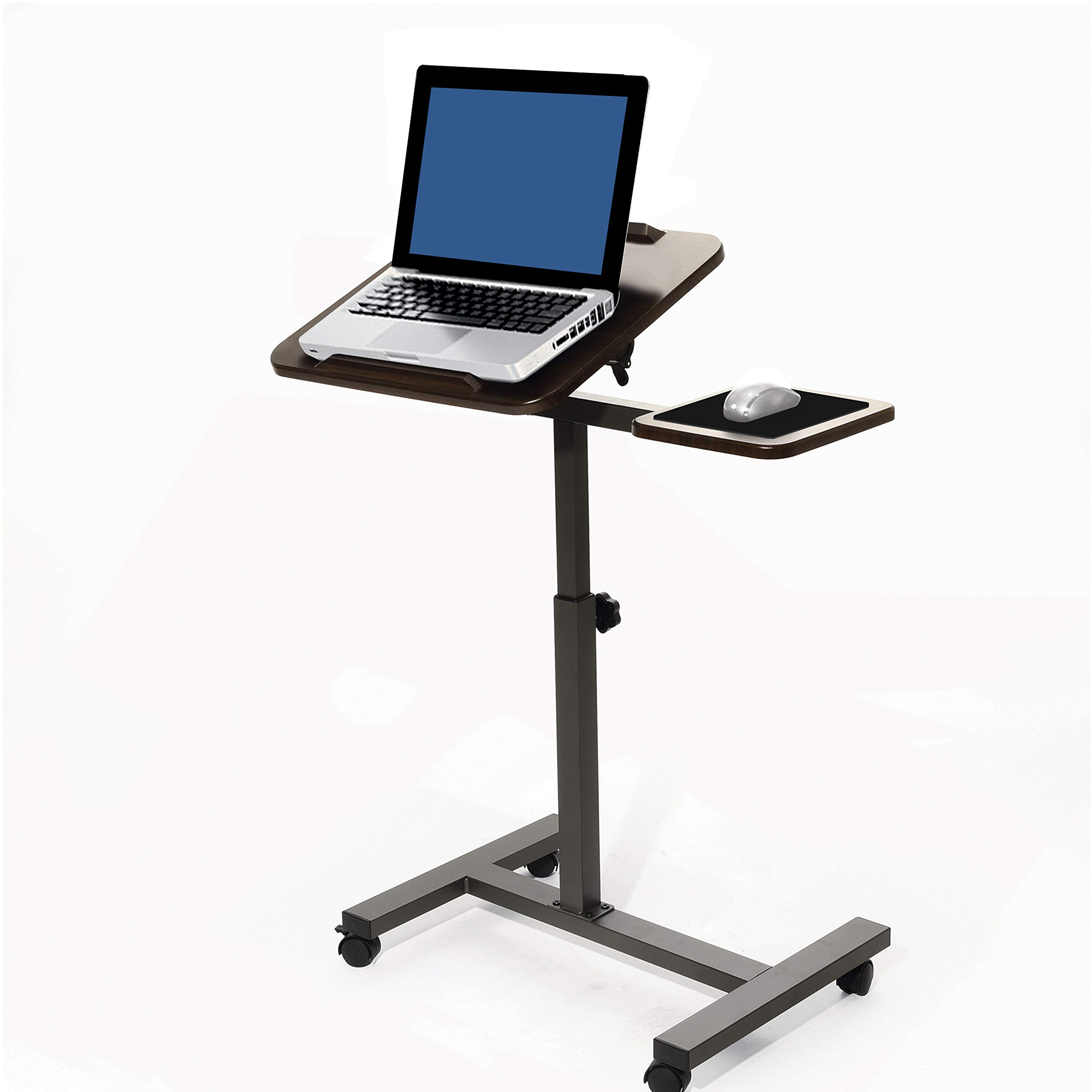 Seville Classics SolidTop Height Adjustable Mobile Laptop Computer
