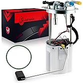 JuFenix Electric Fuel Pump Module Assembly with Pressure Sensor Compatible with Chevrolet Tahoe & GMC Yukon & Escalade 2004-2007, 4.8L 5.3L 6.0L 6.2L, Gas Only