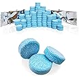 DOKIKO 100 Pcs Car Windshield Washer Tablets,Windshield Wiper Fluid,1 Pack Makes 105 Gallons,1 Piece Makes 1.05 Gallons(Winter: Use With De-icer or Methanol)