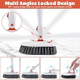 Thboxes 3 in 1 Shower Cleaning Brush 52in Extendable Scrubber with 3 Heads view 4
