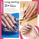 VANREESA Gel Nail Polish Set 21 Colors Base Top Coat UV Soak Off view 3