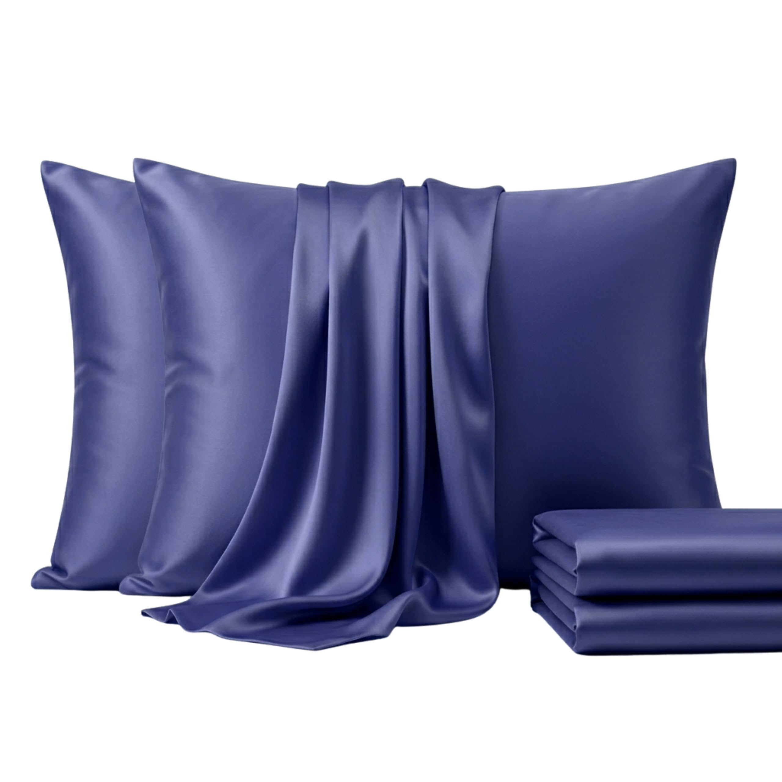 Brit Cotton TC 400 Thread Count Pillowcase with Envelope Closure, Breathable Plain Soft 100% Egyptian Cotton Pillow Covers, 2 Pack (50cmX75cm, Petrol)