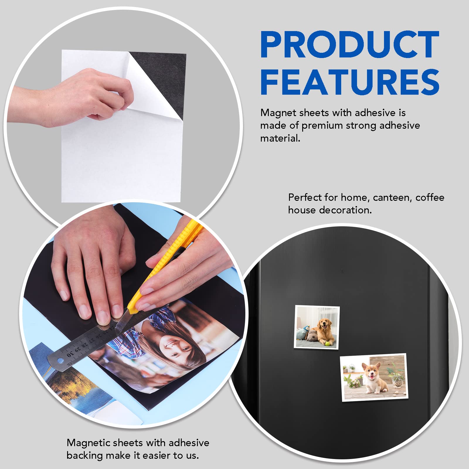 DIYMAG Magnetic Adhesive Sheets, |8