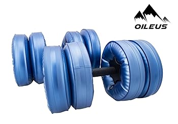 Oileus dumbbells to fill with water up to 24lbs