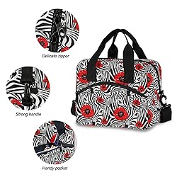 soderhamn Zebra and Flowers Lunch Bag Reusable