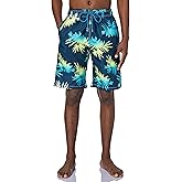 SIX ISLANDS Quick-Dry Swim Trunks - Comfortable Mens Boardshorts, 9" Inseam, Variety of Tropical & Classic Designs