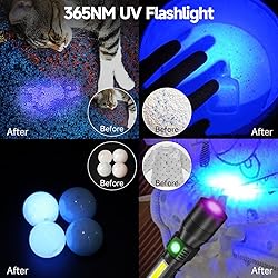 AdamStar Black Light Flashlight, 3 in-1